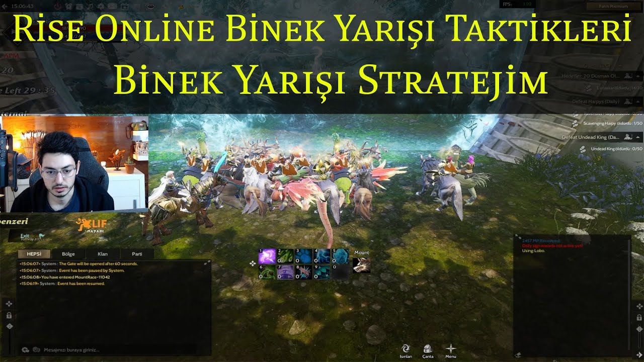 Rise Online Binek Yarışı Taktikleri. Binek Yarışı Stratejim. Ödül Nasıl Alınıyor ?