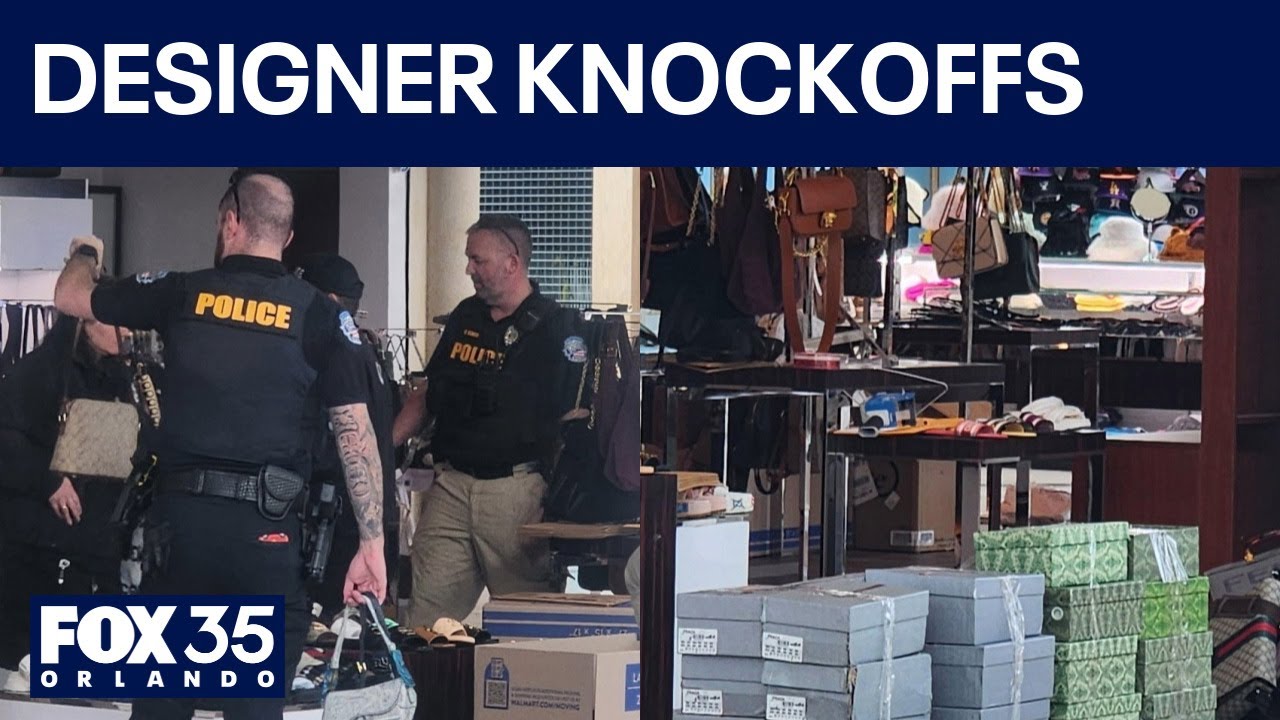 Police raid mall store, seize dozens of alleged counterfeit designer bags, items