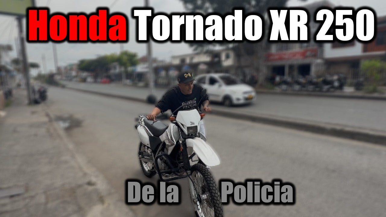 HONDA TORNADO 🌪️ XR250 Remate de Policía Vale la Pena?