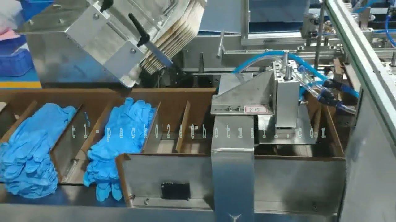 Nitriles gloves box packing machine,Nitriles gloves cartoning machine ,Gloves auto cartoning machine