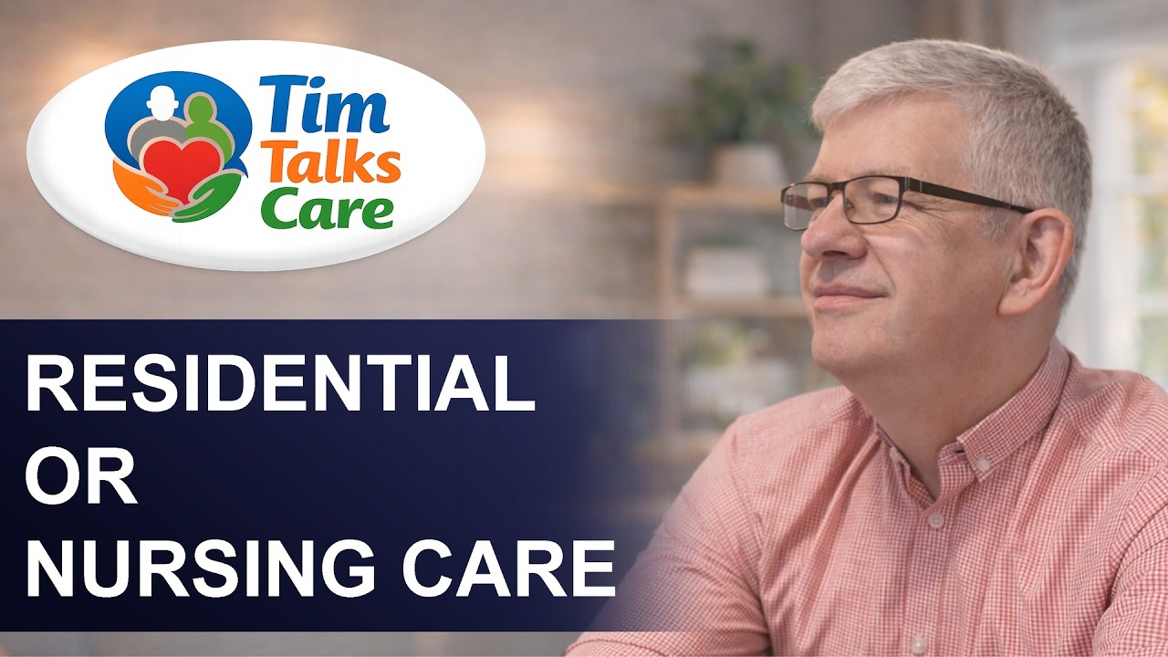What is the difference between residential and nursing care?