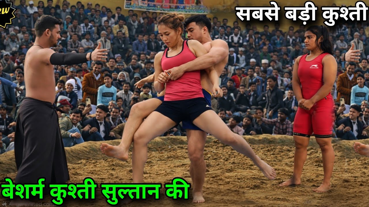 कुश्ती के शौक़ीन इस कुश्ती को दिल थाम कर देखो सुल्तान का अखाड़े पर जलबा new kushti sultan barsi ki 