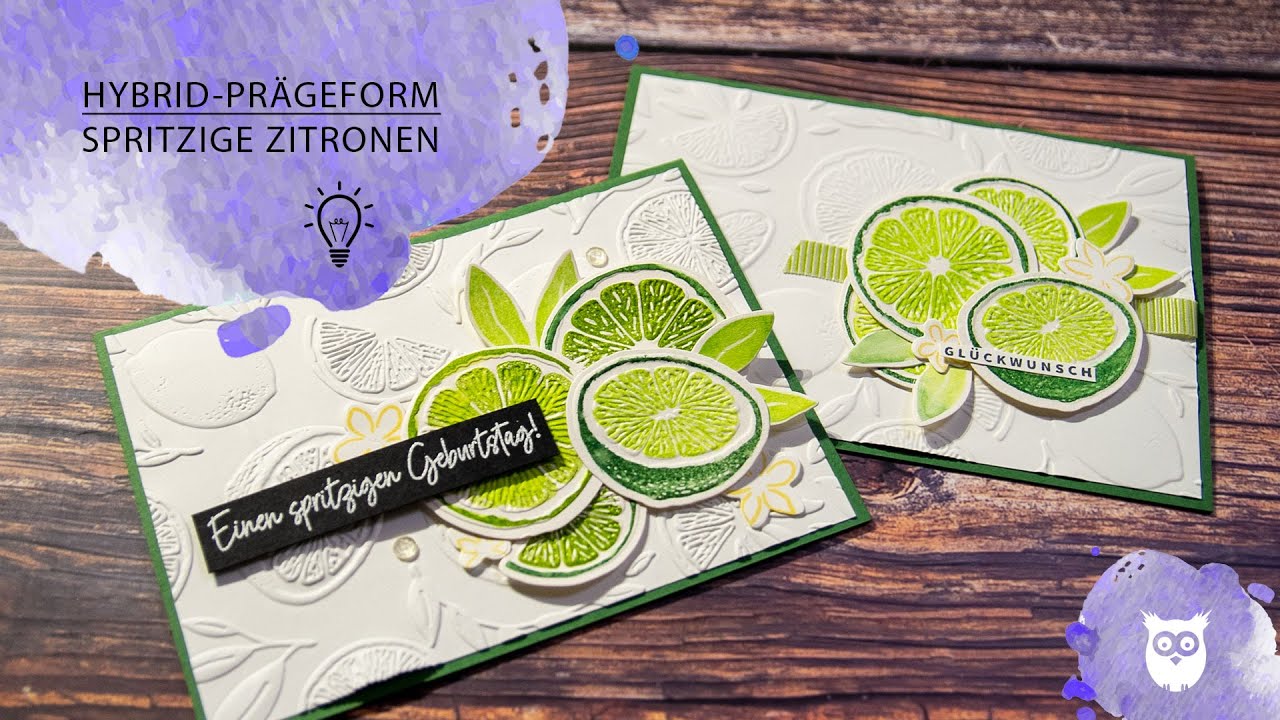 Tipps zur Hybridprägeform Spritzige Zitronen 🍋