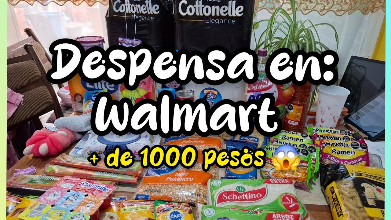 🛑 Despensa en Walmart / compras mensuales