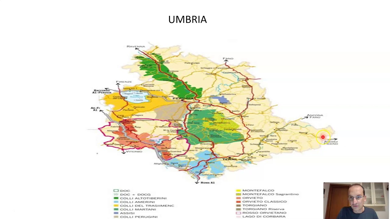Le Marche, l'Umbria e il Lazio