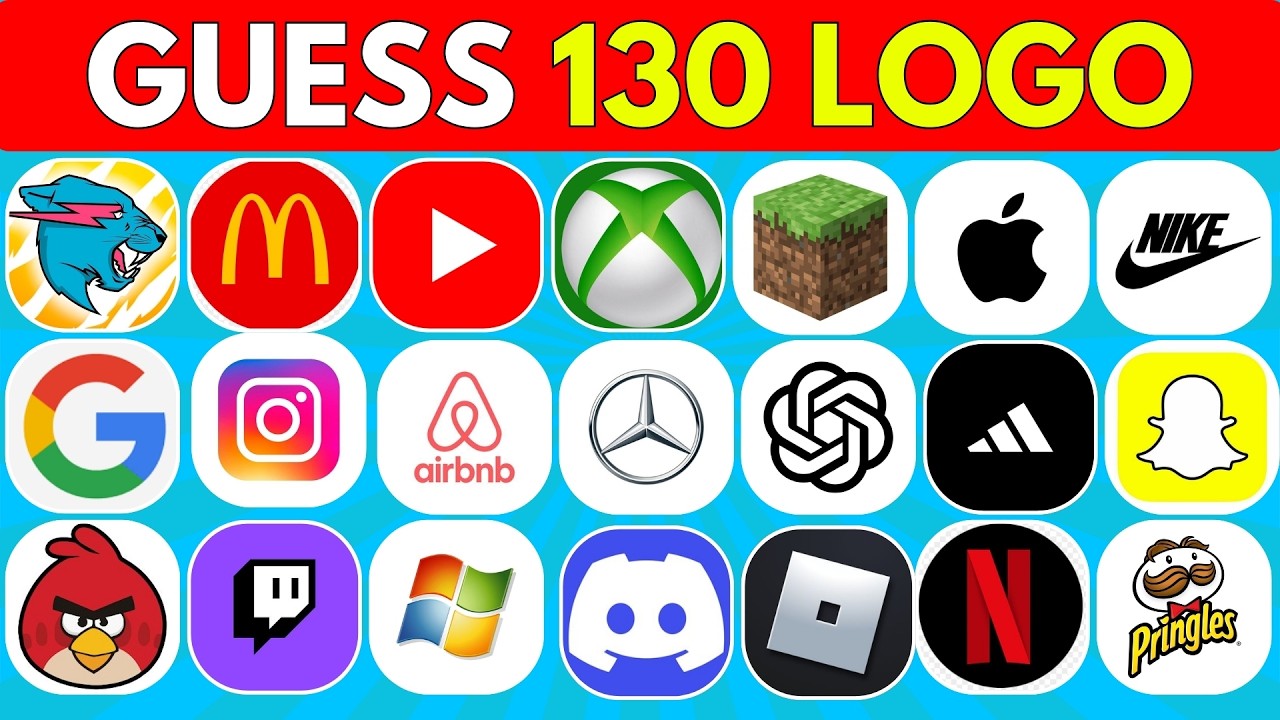 Guess the Logo in 3 Seconds | 150 Popular Logos | Logo Quiz 2026