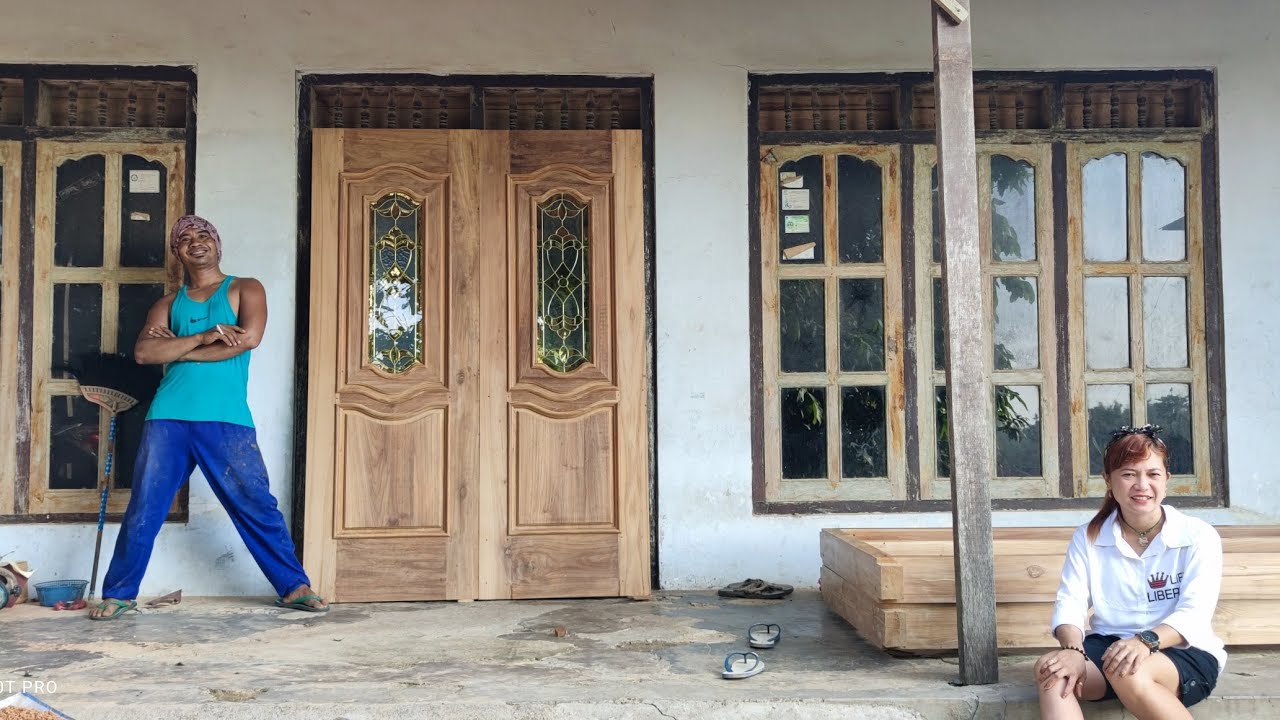 pintu kayu jati kualitas SUPER