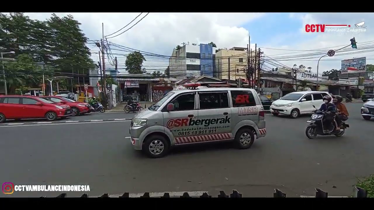 Terpantau Ambulance MTSR Di Duren Tiga Jakarta Selatan - CCTV Ambulance Indonesia Eps.20