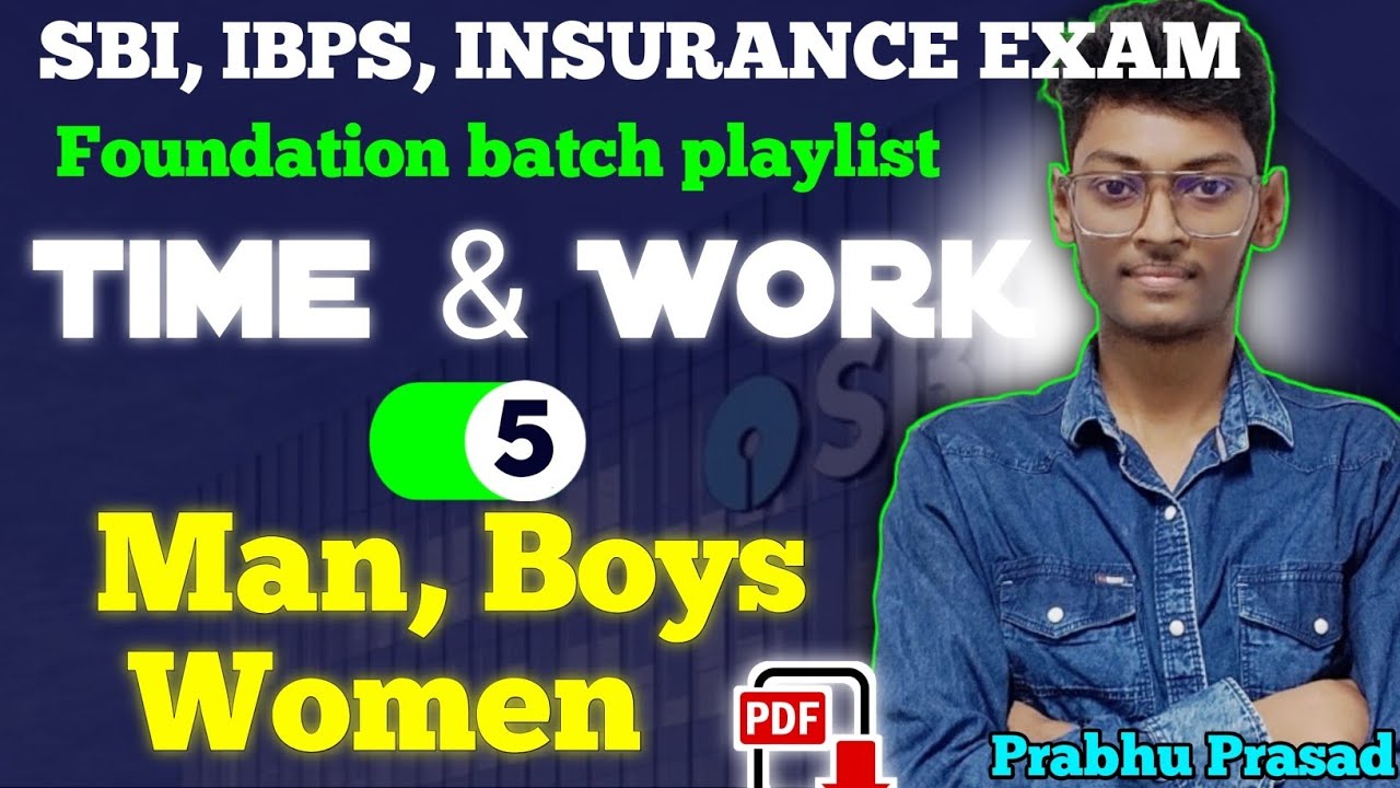 Man, women, boys based problem and best approach | Prabhu Prasad Quants |
