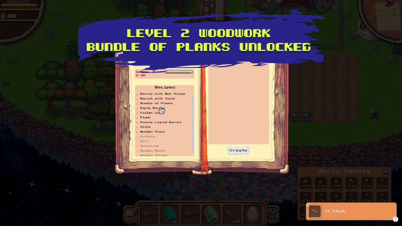 Pixels Online - Chapter 1 Basics - Woodwork