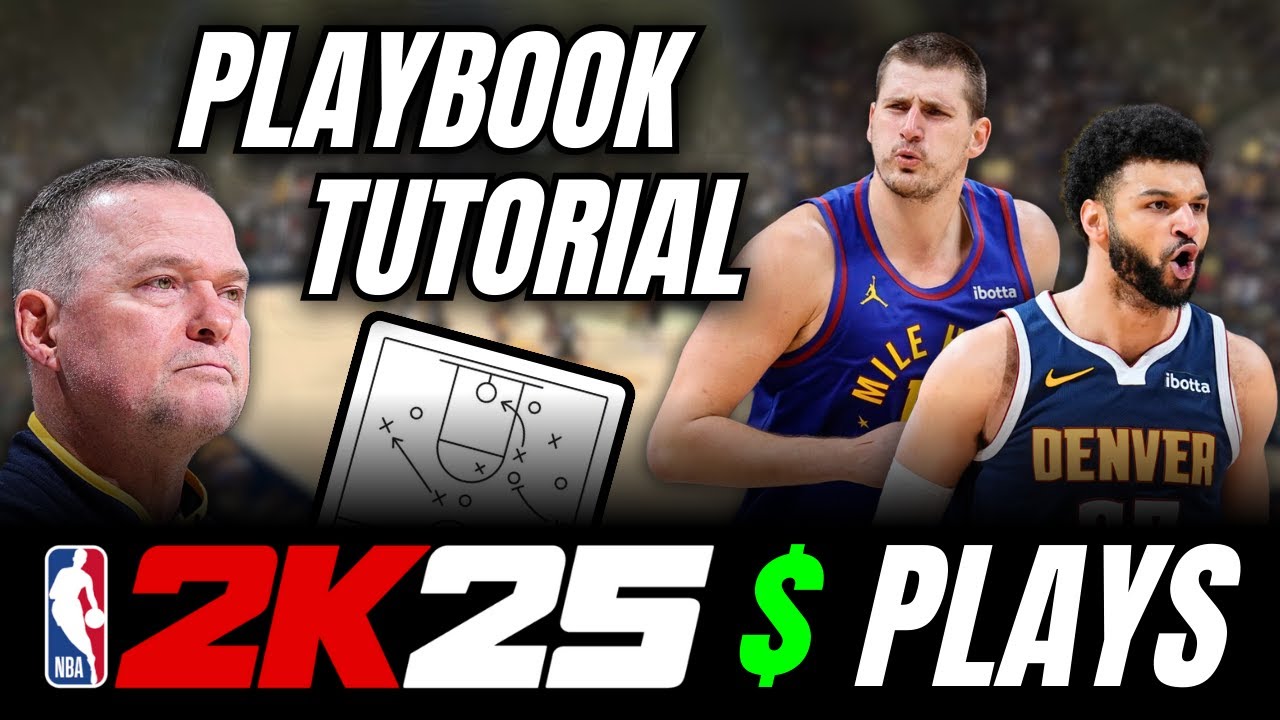 Four Denver Nuggets Money Plays In NBA 2K25!! (Double Screens and Open Threes)