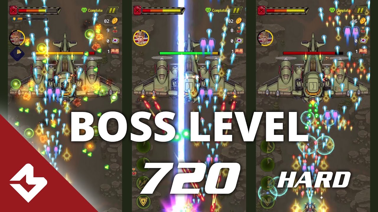 Boss Level 720 - Cyclone Viper - 1945 Air Force Game