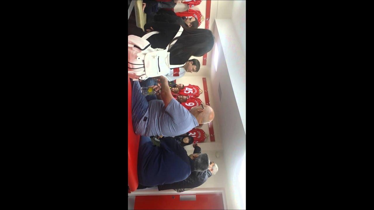 Anfield changing room
