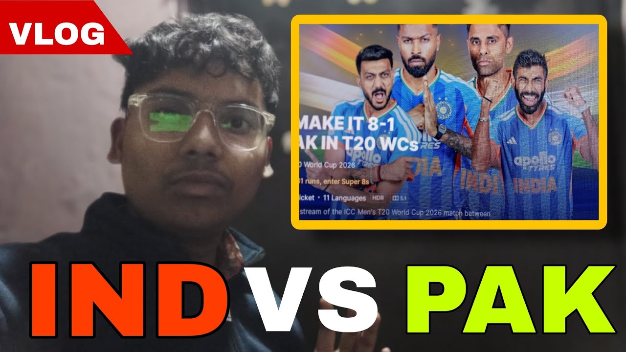 PAK VS INDIA | Iski Vajah Se Match nhi Dekh Paya 