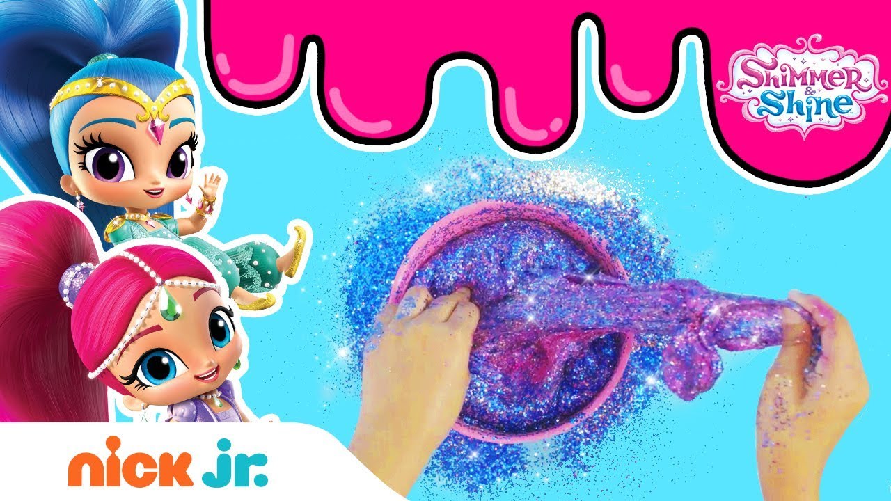 Making Glitter Slime Potion w/ Shimmer & Shine | Stay Home #WithMe  | Slime Arts + Crafts | Nick Jr.