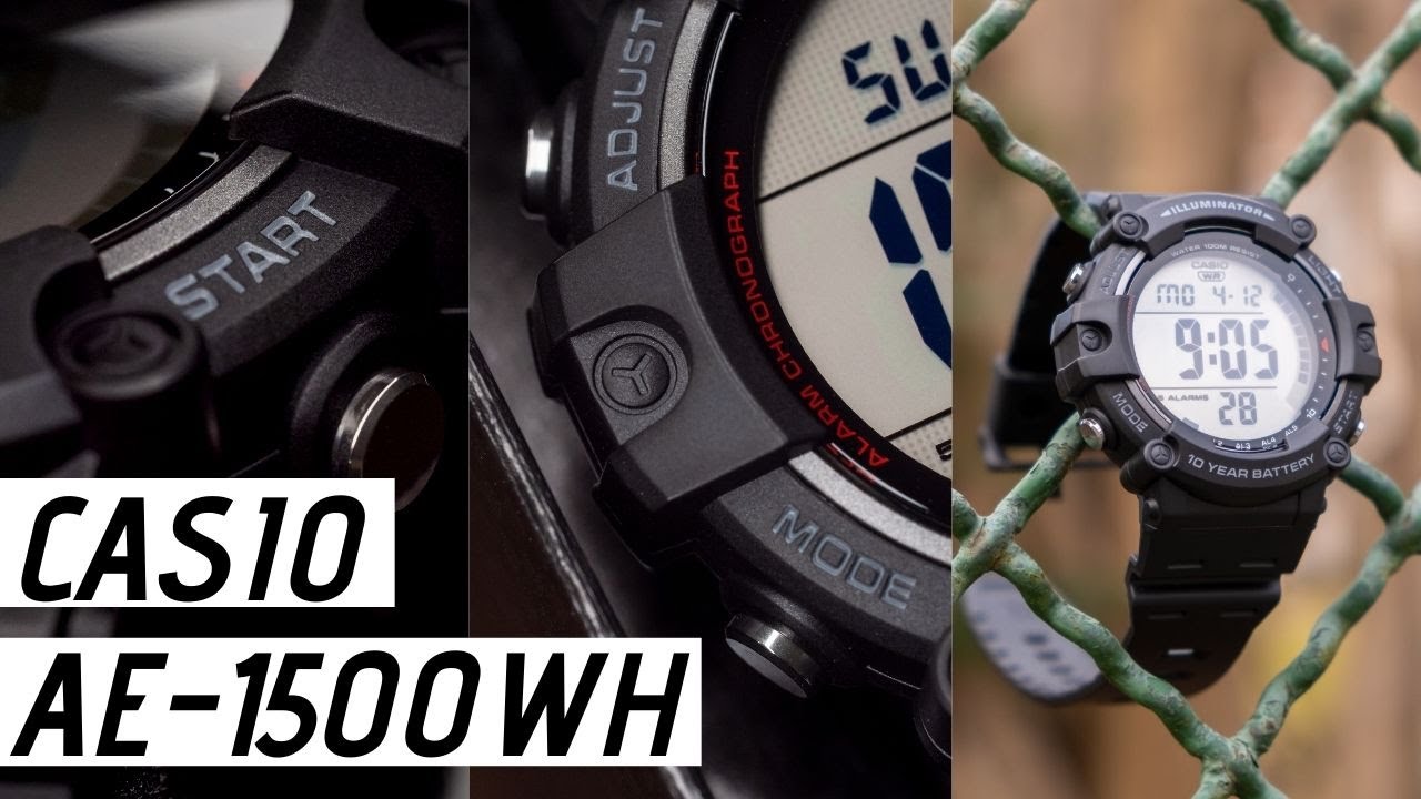 Обзор часов Casio AE-1500WH