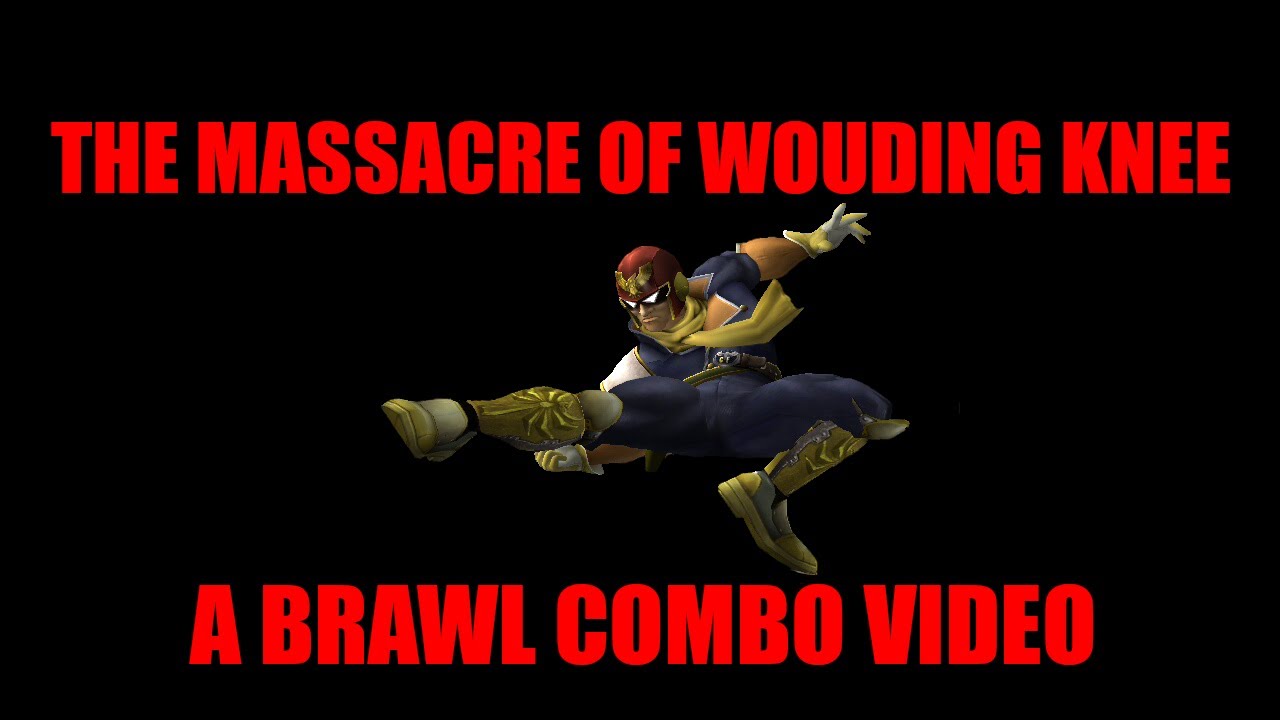 The Massacre of Wounding Knee - An SSBB Captain Falcon Combo Video by lordhelmet