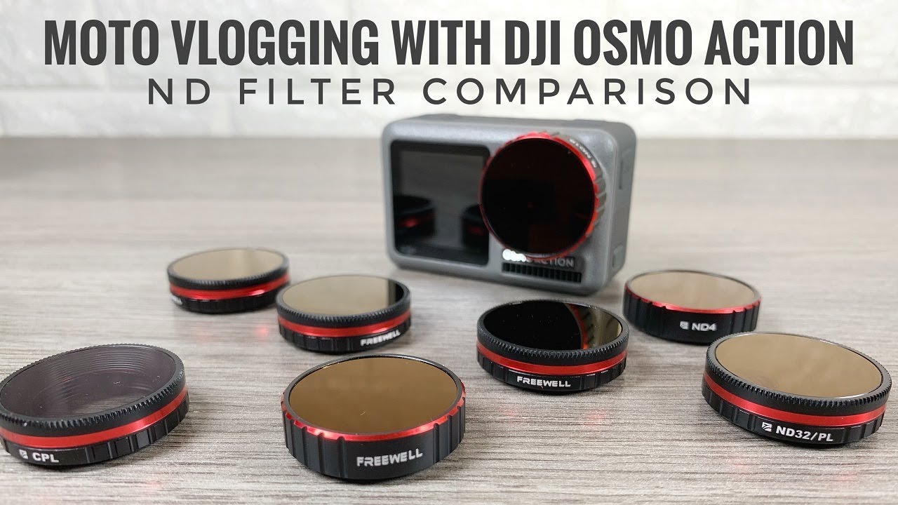 DJI Osmo Action - MotoVlogging With ND Filters Comparison