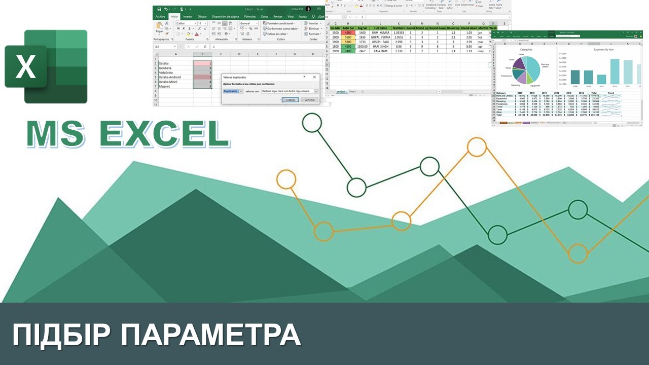 Розв’язування рівнянь в MS Excel (Підбір параметра)