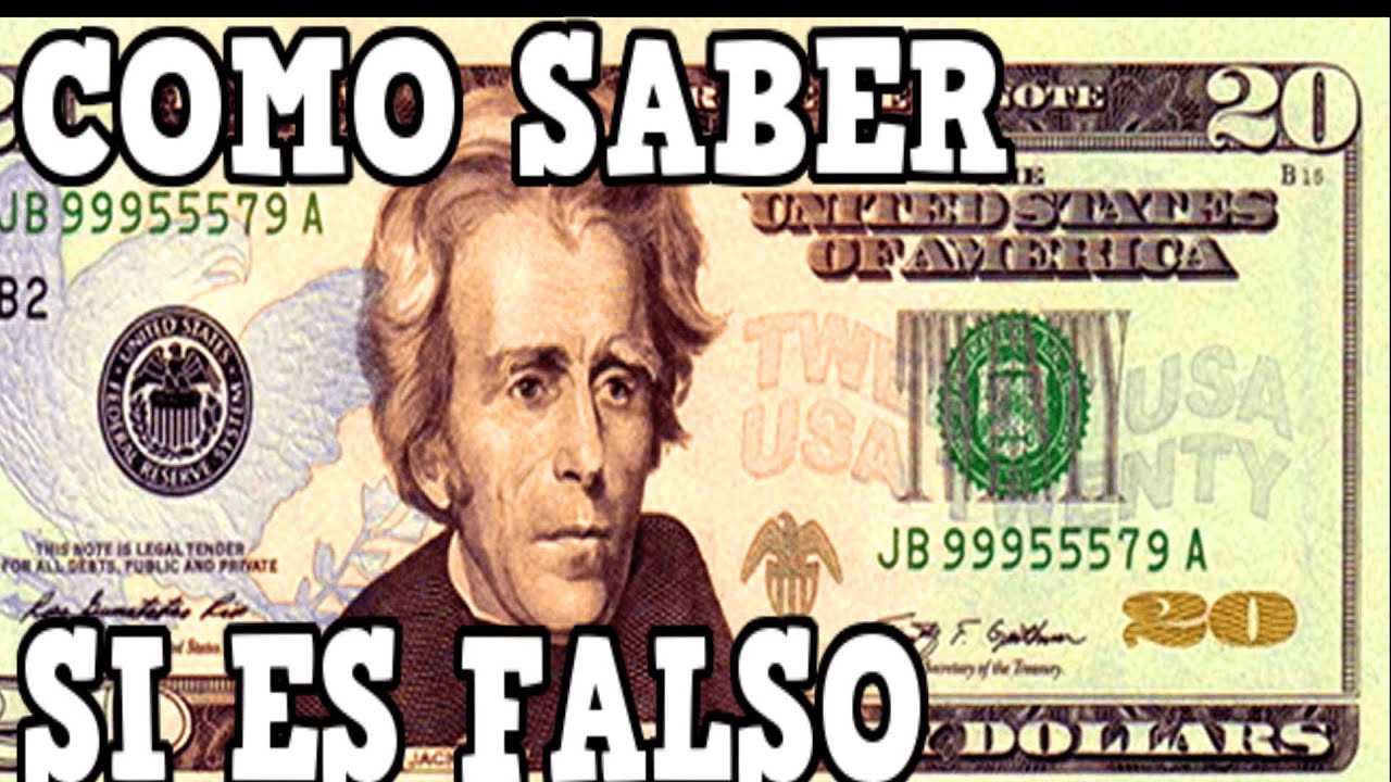 ⚠️Por Que es FALSO EL BILLETE DE 20 DOLARES 💚METODO nuevo UNICO PARA IDENTIFICARLO