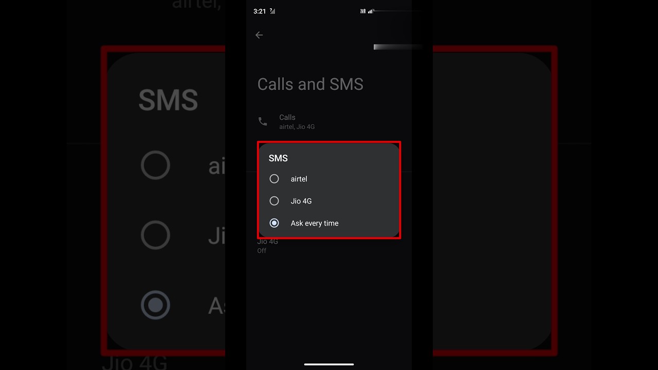 How to Change SMS SIM | SMS ko SIM 1 se SIM 2 me kaise change kare | #shorts