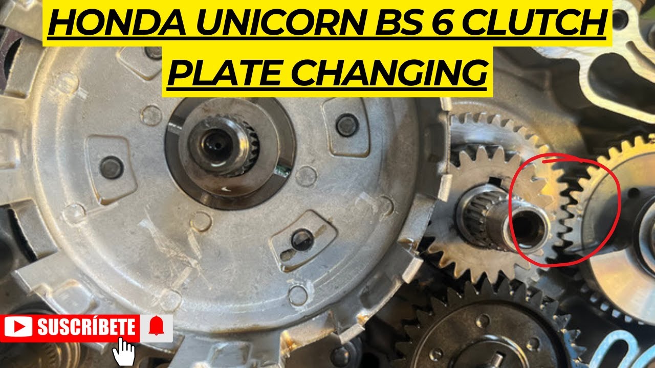 HONDA UNICORN BS6 CLUTCH PLATE CHANGING/MALAYALAM