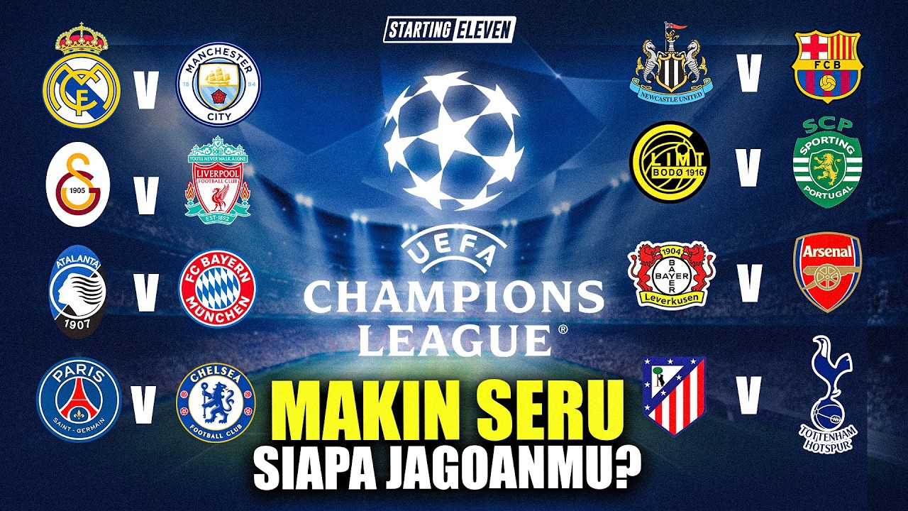 Road To Budapest! Preview Babak 16 Besar Liga Champions 2025-26