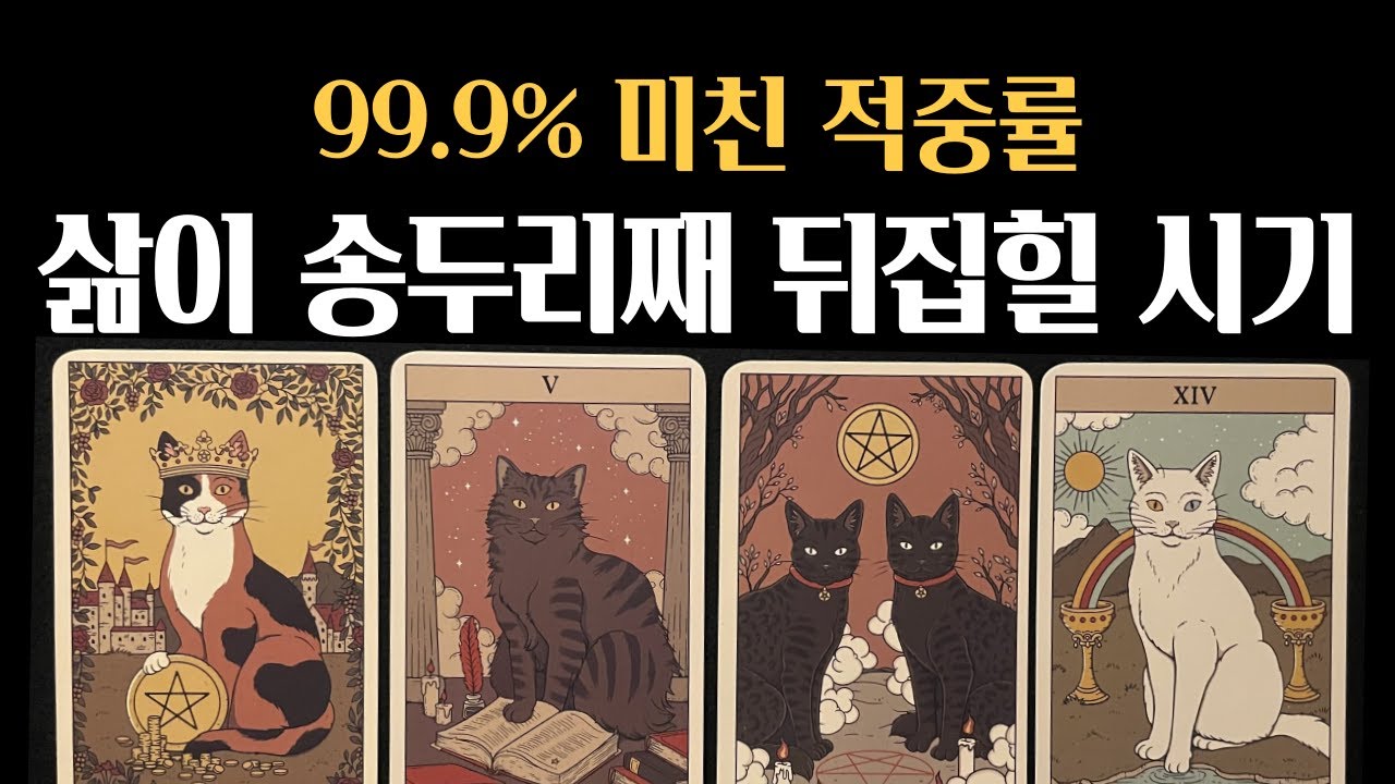 [타로] ⚡99.9% 소름적중❗삶이 송두리째 뒤집힐 시기💫성공을 진심으로 기원합니다🙏