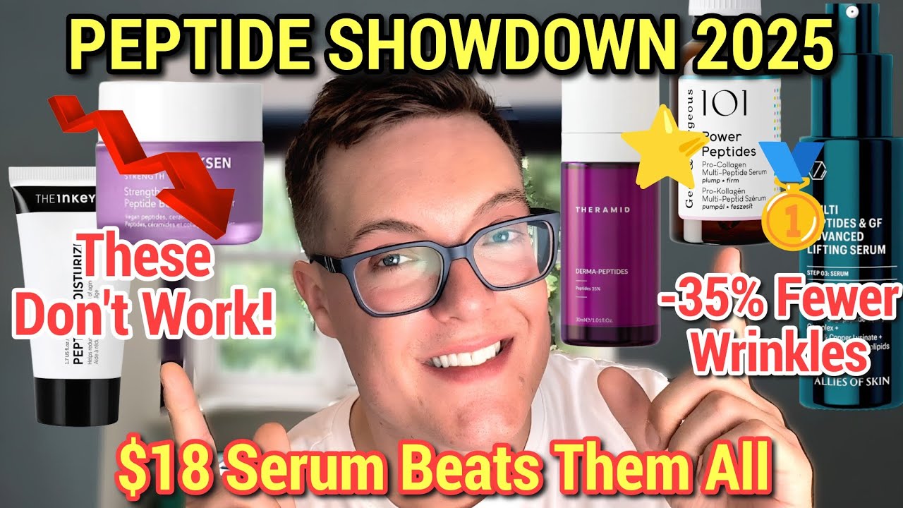 35% Fewer Wrinkles - 2025 PEPTIDE SHOWDOWN ( Best Peptide Serum )