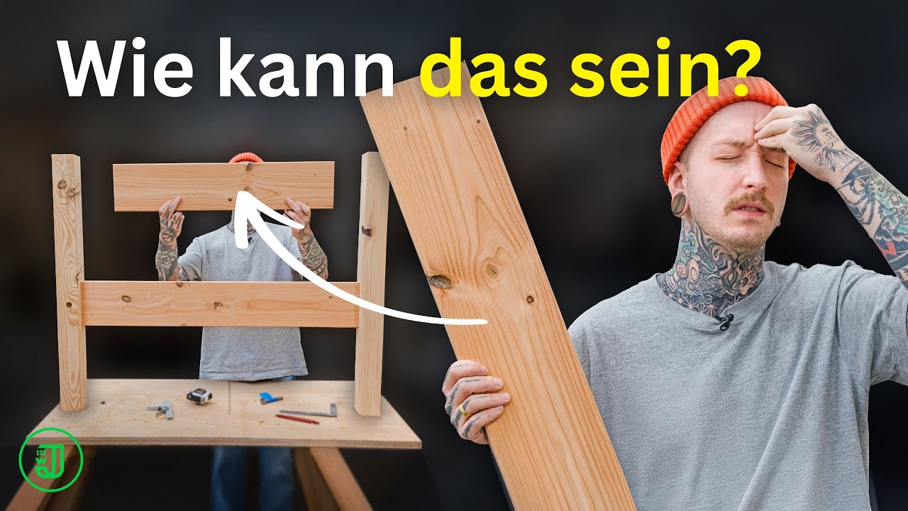 Da kaufe ich einmal HOLZ im BAUMARKT 👉... und dann DAS! ❌ 😲 | Jonas Winkler