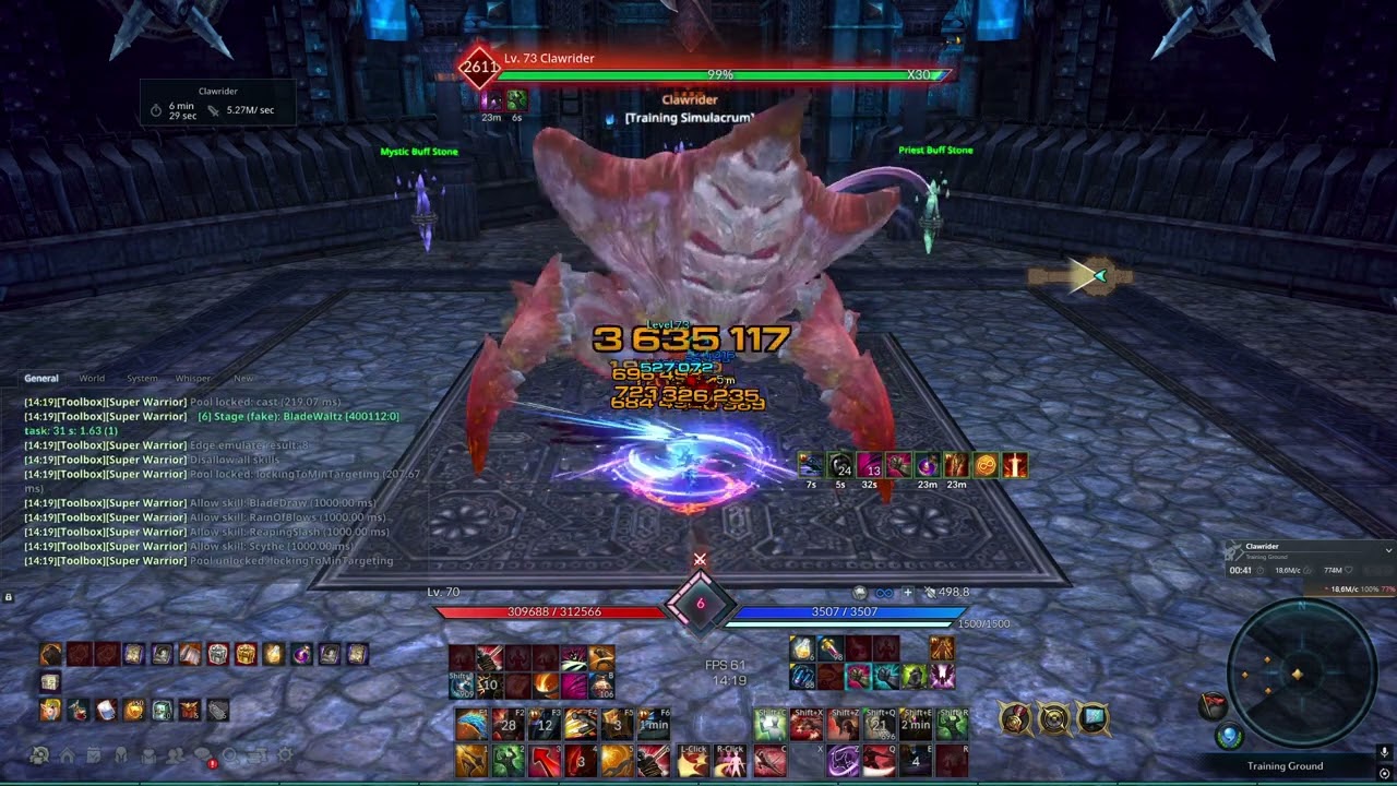 [new] TERA Warrior Auto-Cast (super-warrior) / авто-каст воин / DPS