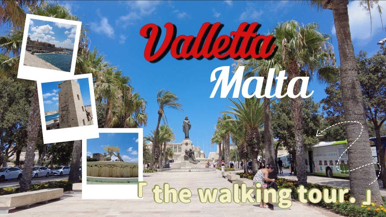 Valletta, Malta Walking Tour by Flightspective