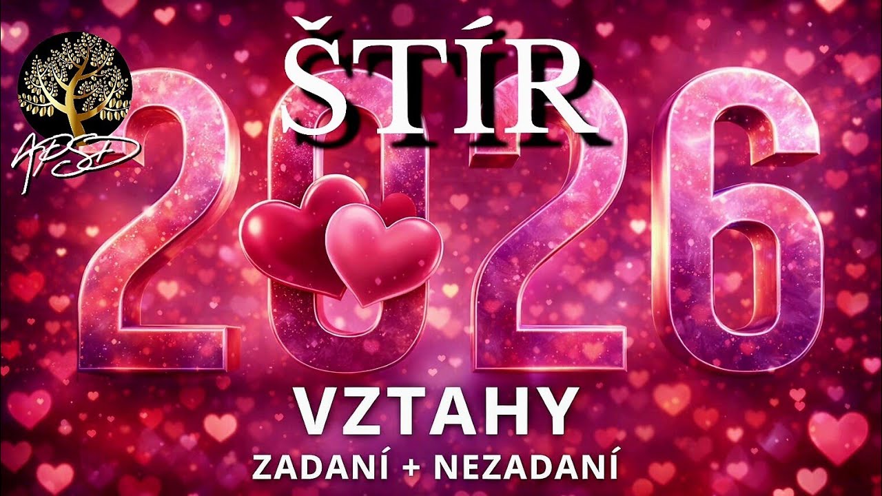 ♏️ ŠTÍR láska ❤️ v roce 2026. ZADANÍ + NEZADANÍ - výklad karet 🥰