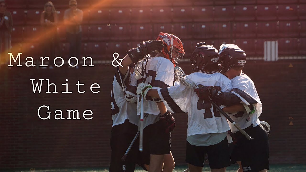 Roanoke College - Maroon & White Game (Lacrosse Highlights)