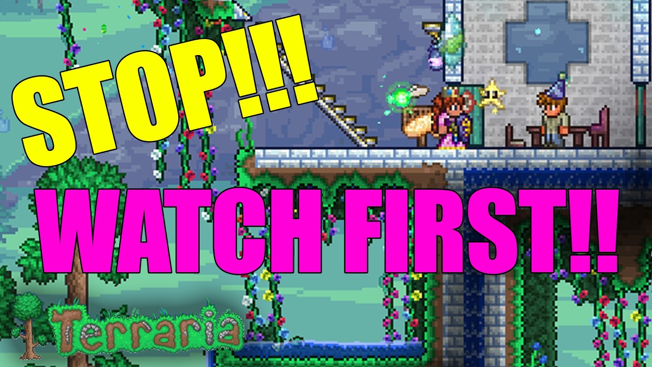 СТОП! Посмотрите это видео, прежде чем играть в Terraria.