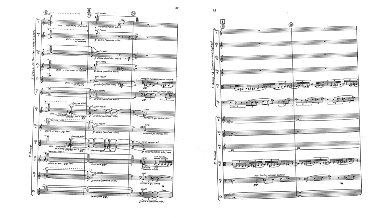 Gy&ouml;rgy Ligeti - Ramifications for strings [w/score] (1968-1969)
