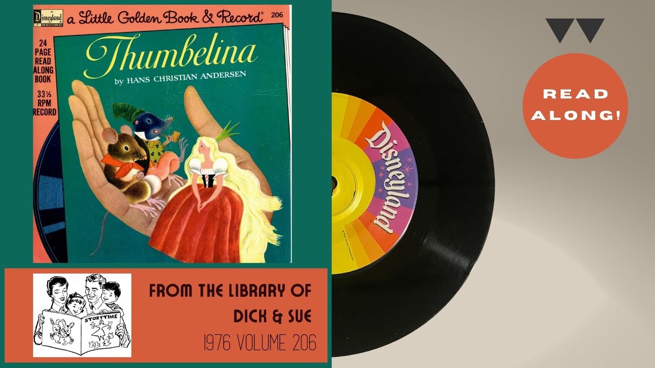 Thumbelina (1976) | A Little Golden Book and Record 206 | Retro Read-Along Records