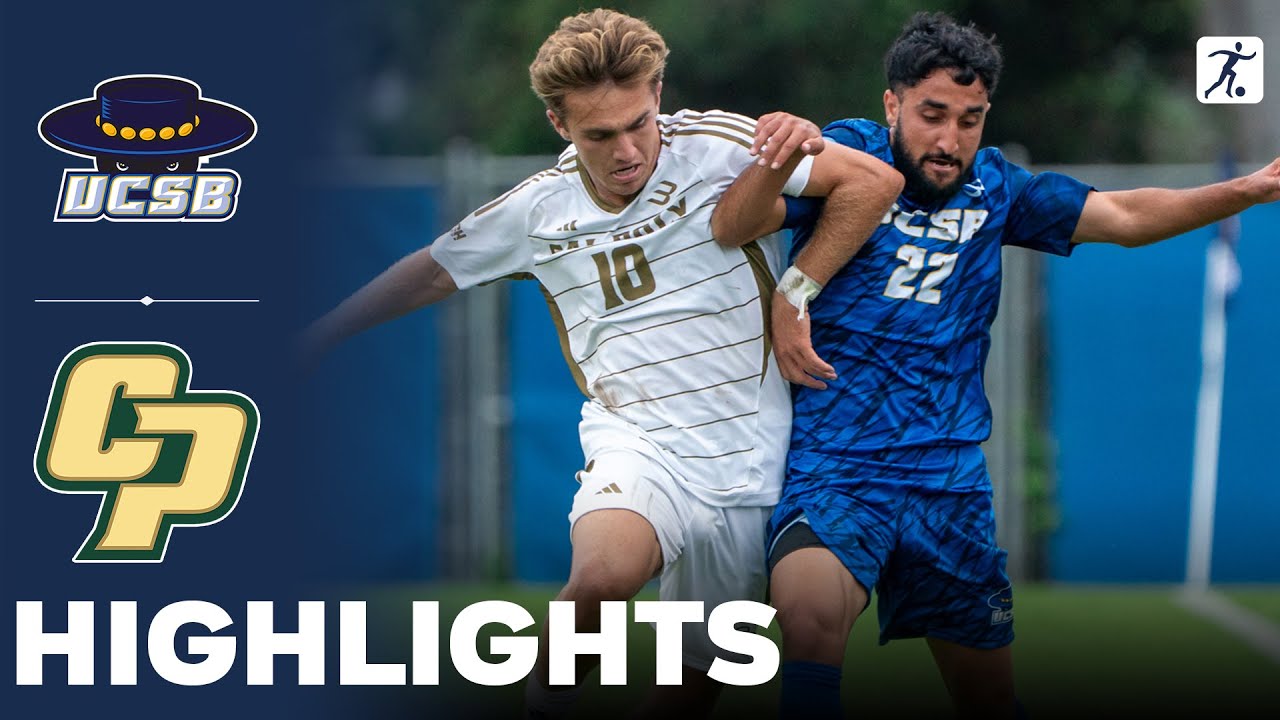Santa Barbara vs Cal Poly | NCAA College Soccer | Highlights - September 27, 2025
