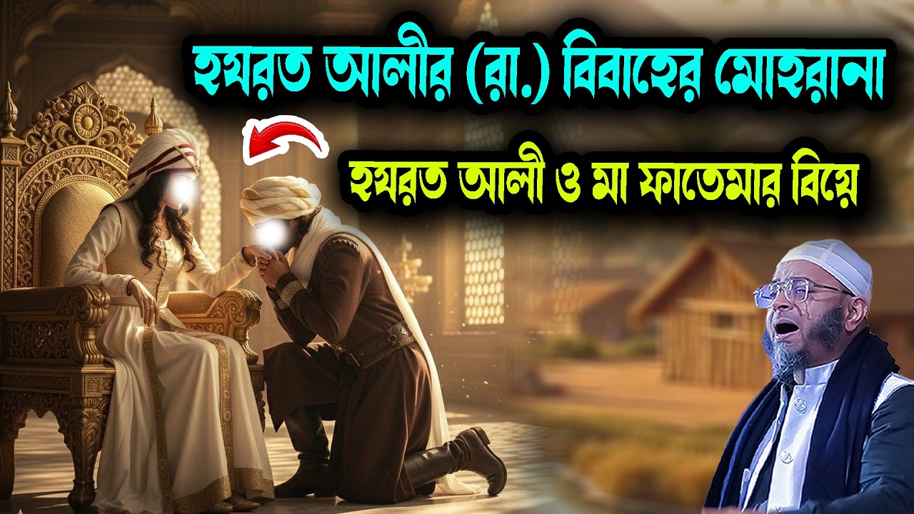 মাহে রমজানের শ্রেষ্ঠ ওয়াজ হযরত আলী ও মা ফাতেমার বিয়ে মুফতি নাসির উদ্দিন আনসারী নতুন ওয়াজ  waz 2026
