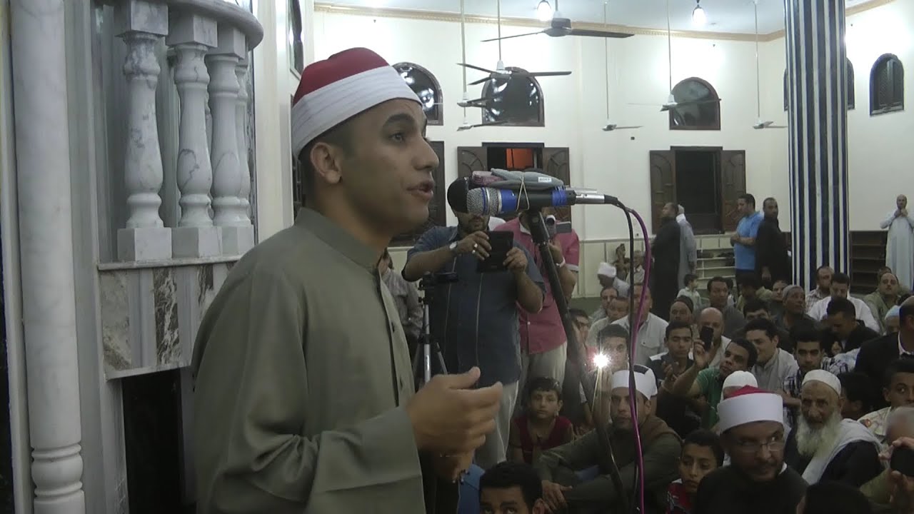 المبتهل المبدع / الشيخ عفيفى محروس - أمسية الستامونى - بلقاس 5-12-2015