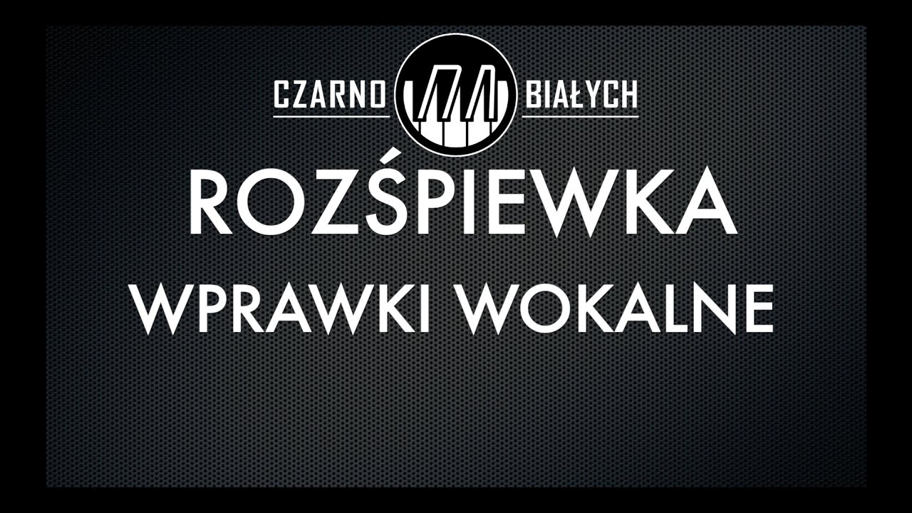 ROZŚPIEWKA WOKALNA ze studiem Czarno Na Białych (samo pianino)