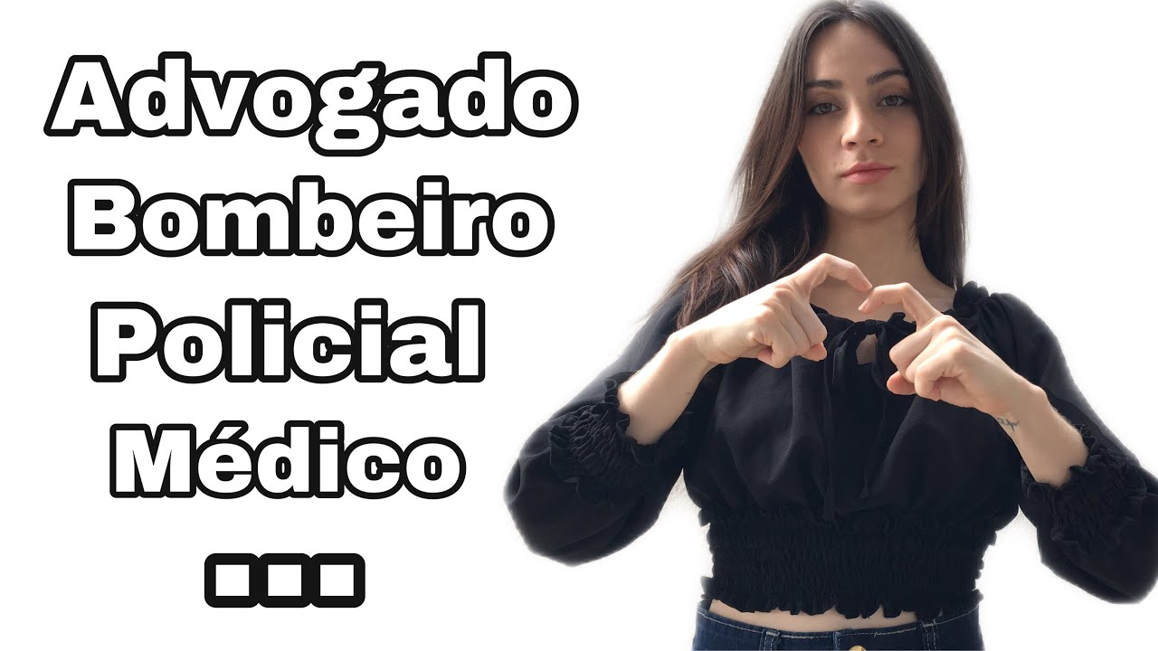 Profissões em Libras