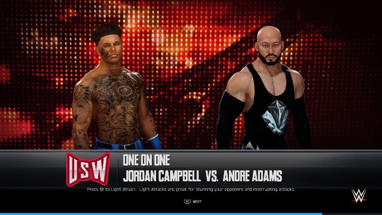 Jordan Campbell Vs Andre Adams