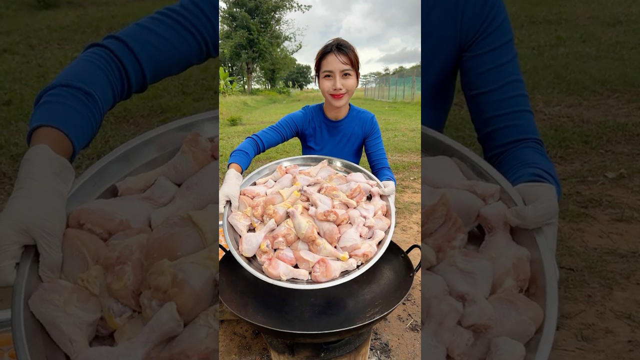 How to crispy chicken leg with egg recipe 