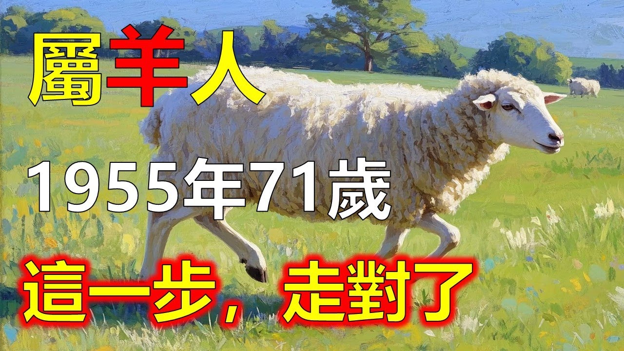 屬羊人如何面對失去？命理告訴你最溫柔的答案，乙未羊一生重情，對離別最敏感。命理中說：「失去即是圓滿的開始。」他們若能懂得緣盡不怨、情盡不執，心境自然清明。七十歲#屬羊#生肖羊 #1955 羊
