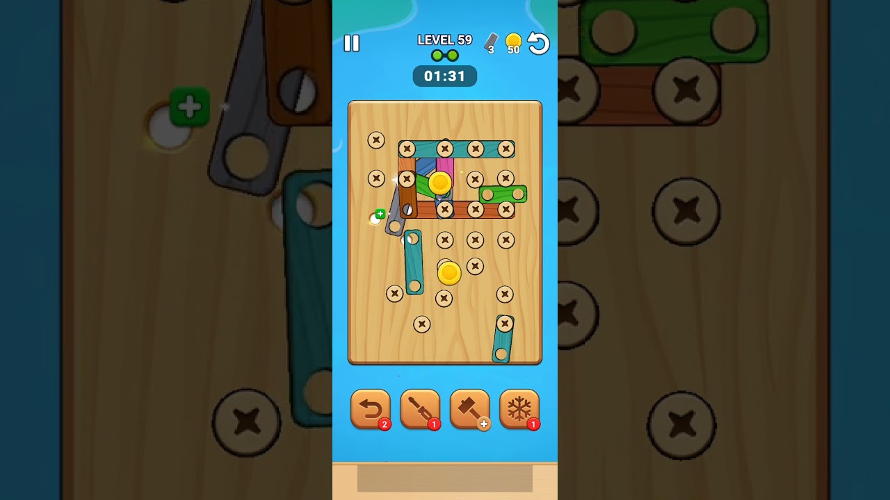wood screw puzzle Level 59