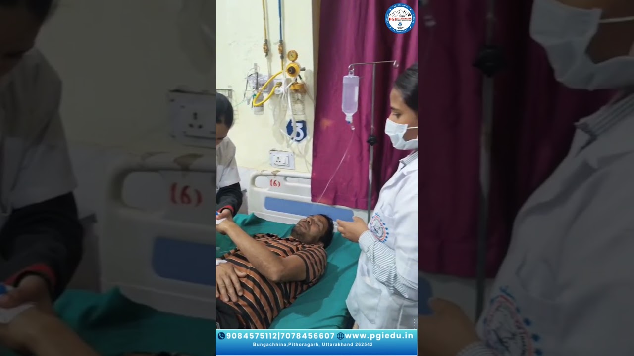 PGI Nursing Students | IV Medication at B.D. Pandey Hospital