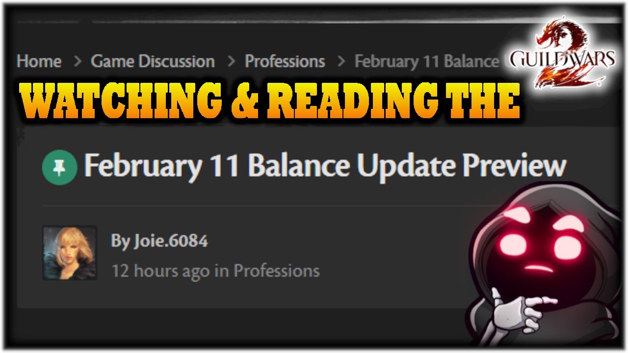 February Balance Update Preview - Jan 24th Guild Wars 2 News