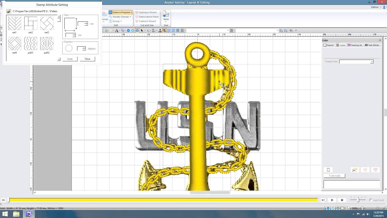 3  PE Design 10 Advanced digitizing photo