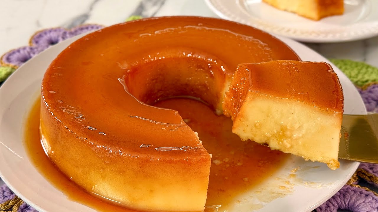 SEM FORNO E SEM GELATINA! Pudim de padaria perfeito e fácil SEM ERROS | Gabriel Freitas